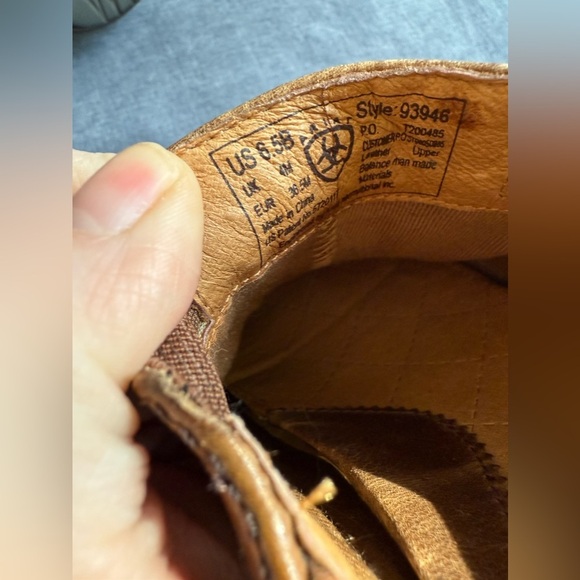 Ariat Womens Santa Cruz Comfort Non Slip Nurse Clogs Slip On 6.5 Brown Leather - Picture 7 of 7